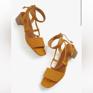 Penelope Ankle Wrap Block Heel